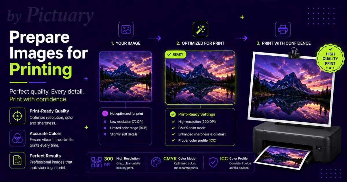 How to Prepare Images for Printing — Resolution and File Size Guide